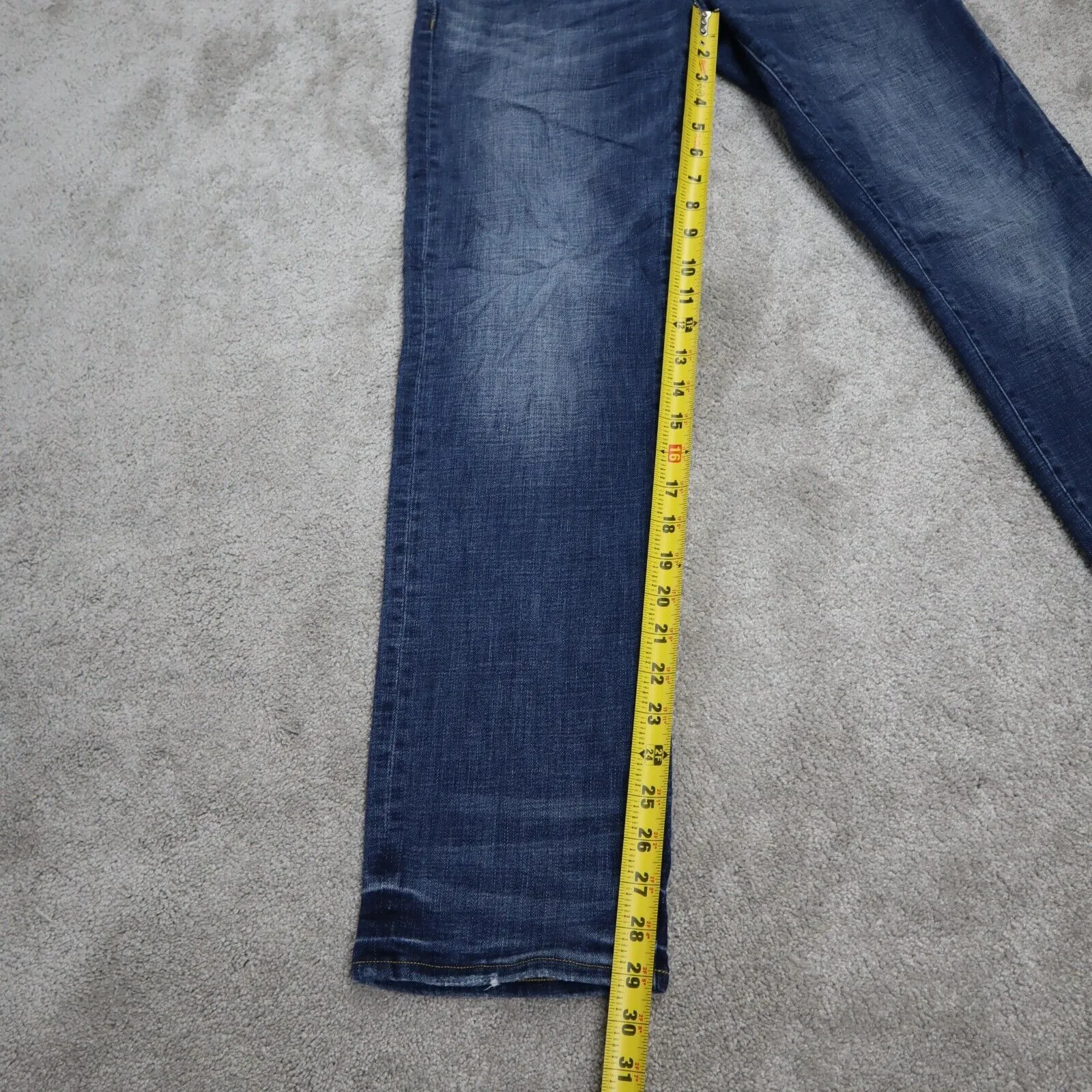 American Eagle Next Level Flex Men Slim Straight Jeans Five Pockets Blue W28XL30