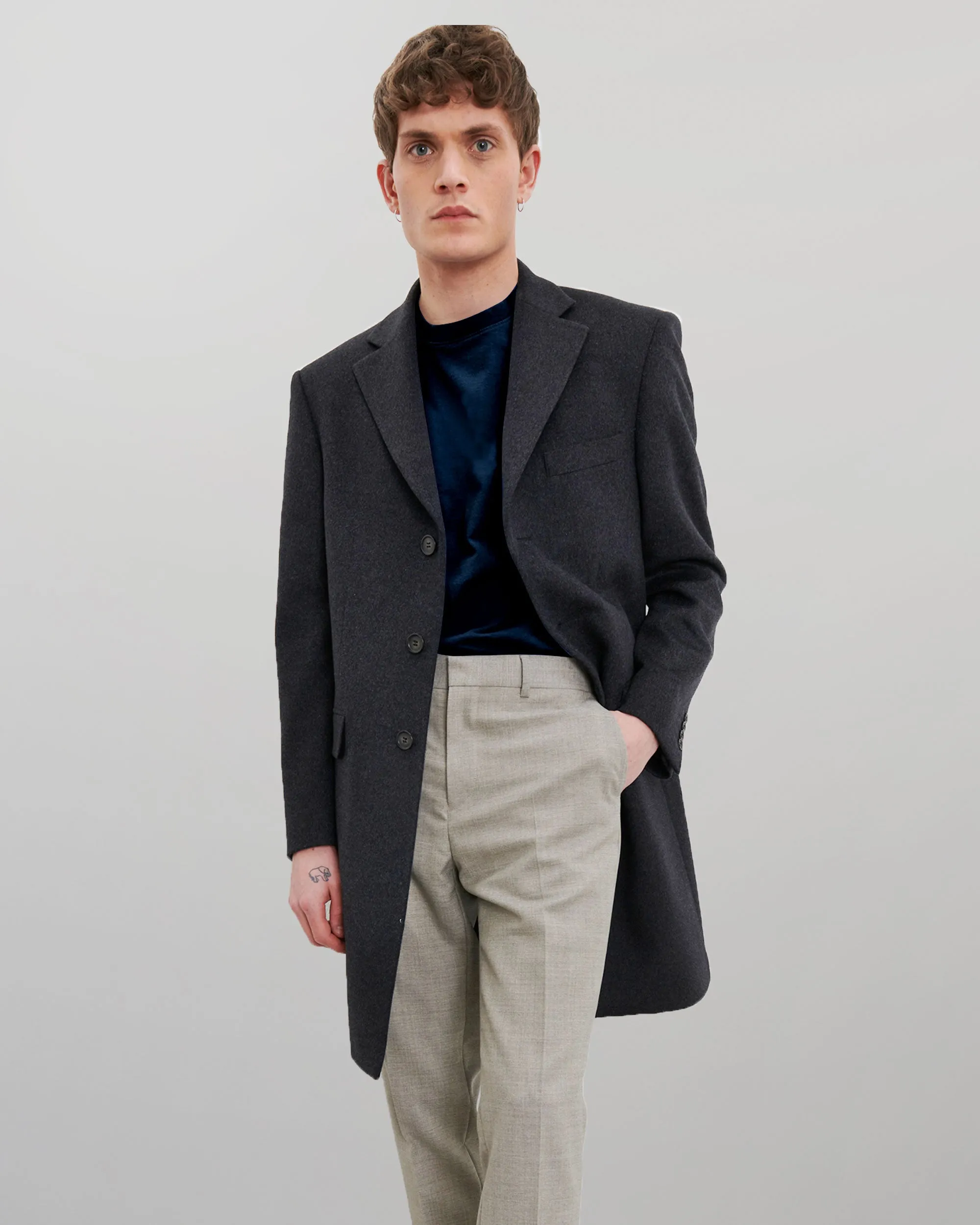 Apollo - Dark Grey - Wool & Cashmere