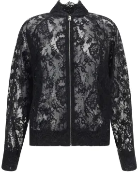 Black Giacca Modello Bomber Jacket