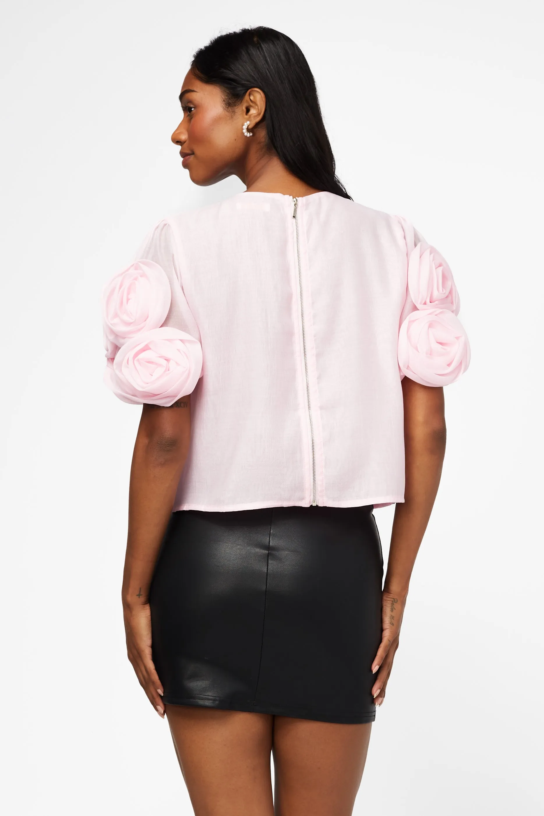 Emmy Floral Applique Blouse