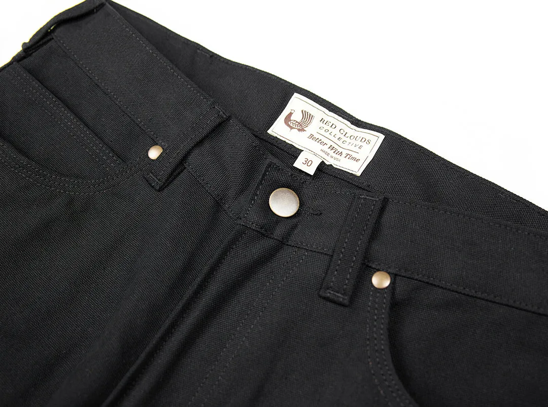 GN.01 Fitted Work Pant - 12oz Black Canvas