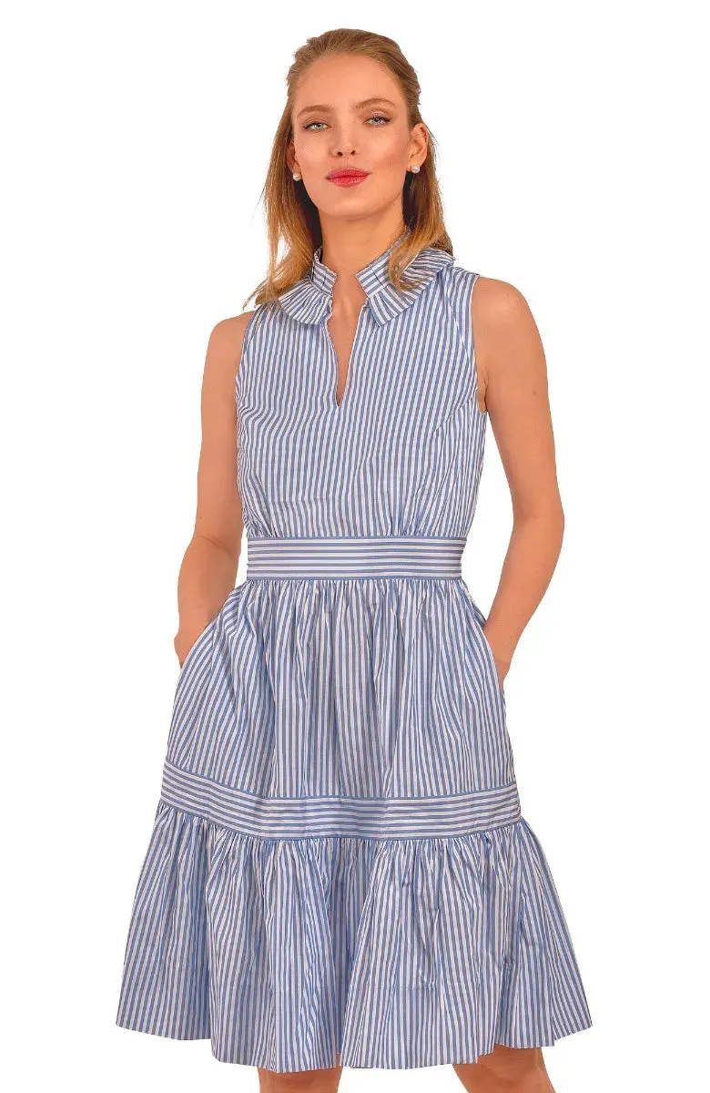 Gretchen Scott | Hope Dress | Women's | Periwinkle Stripe