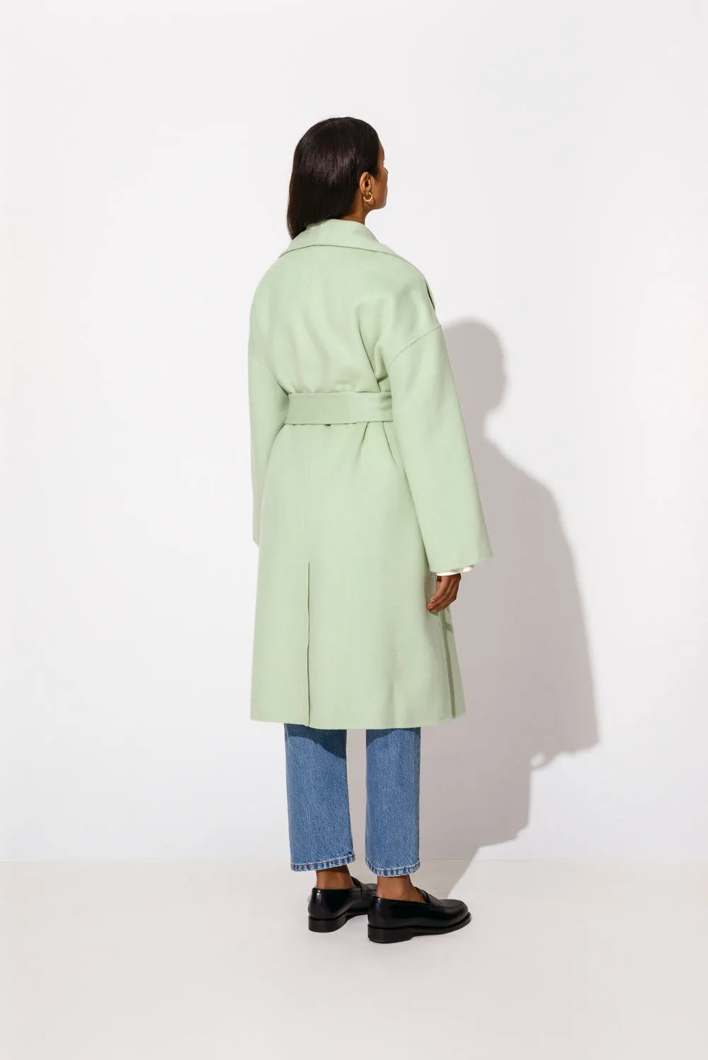 Hallie Mint Green Seafoam Coat