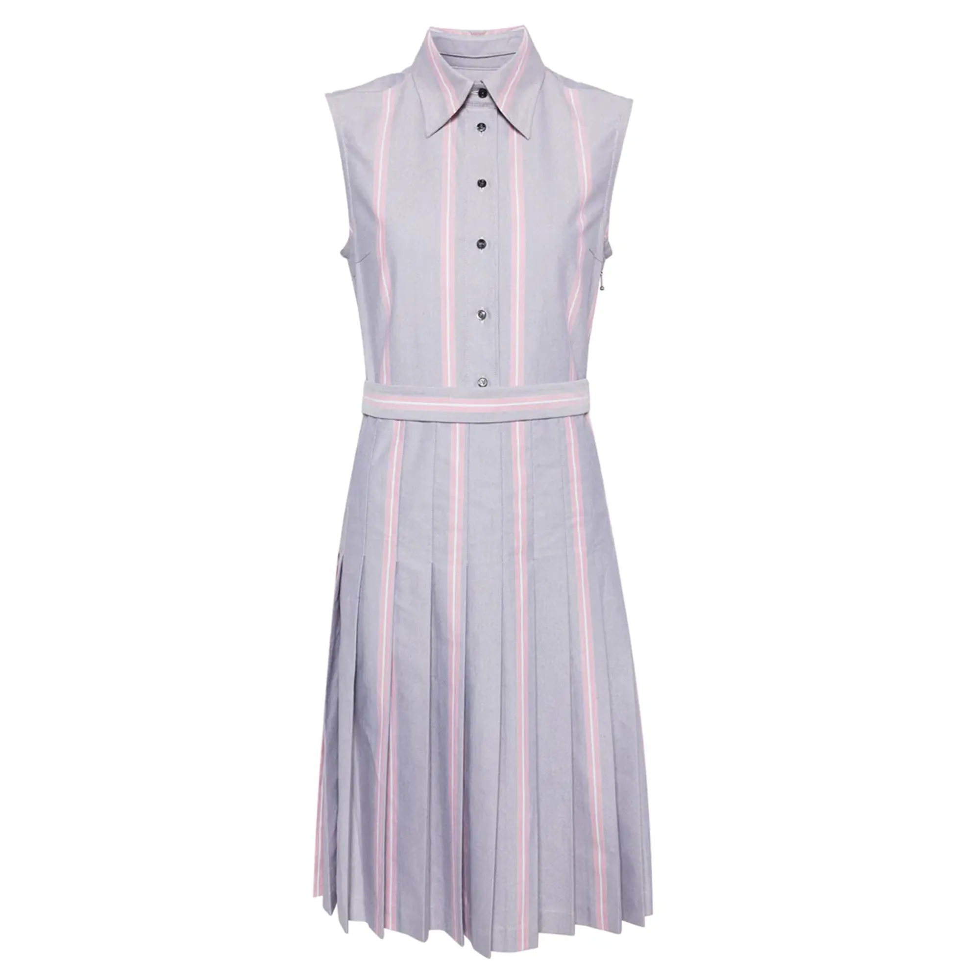 Knee Length Pleated Dress