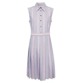 Knee Length Pleated Dress