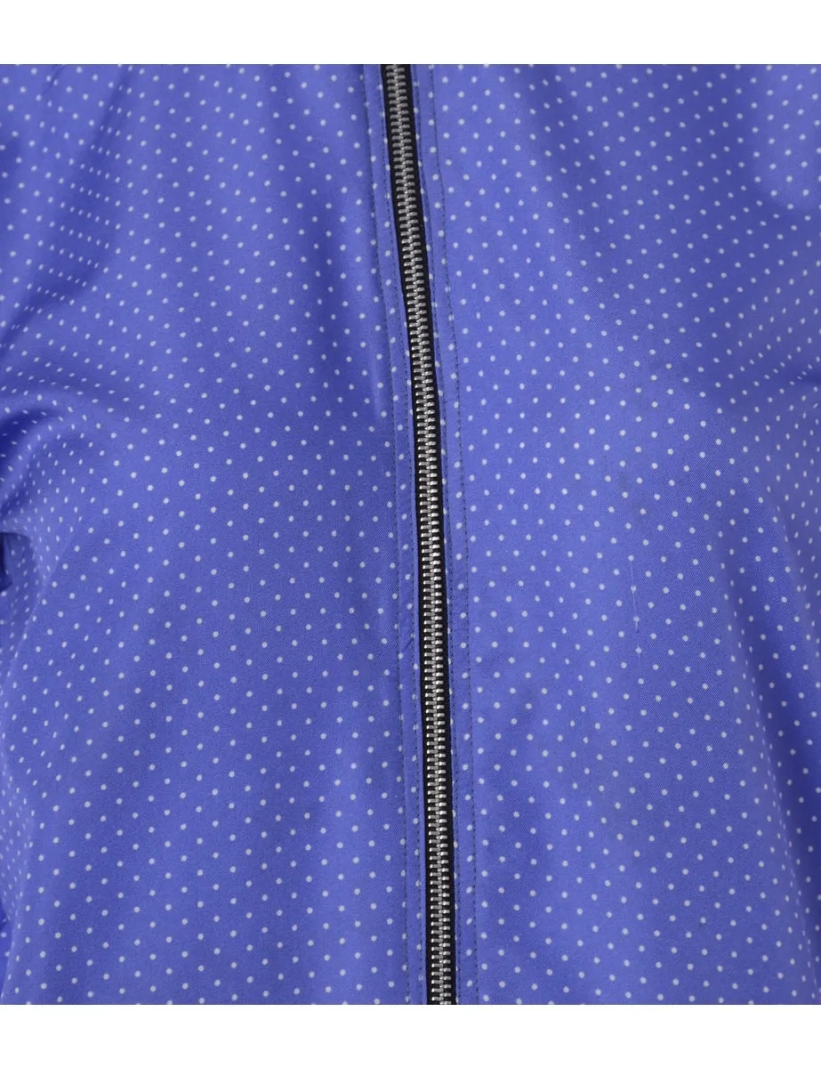 Label Blouse Polka Dots Bomber