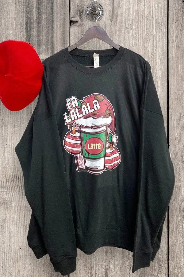 LBL SWEAT FA LALALA- BLACK