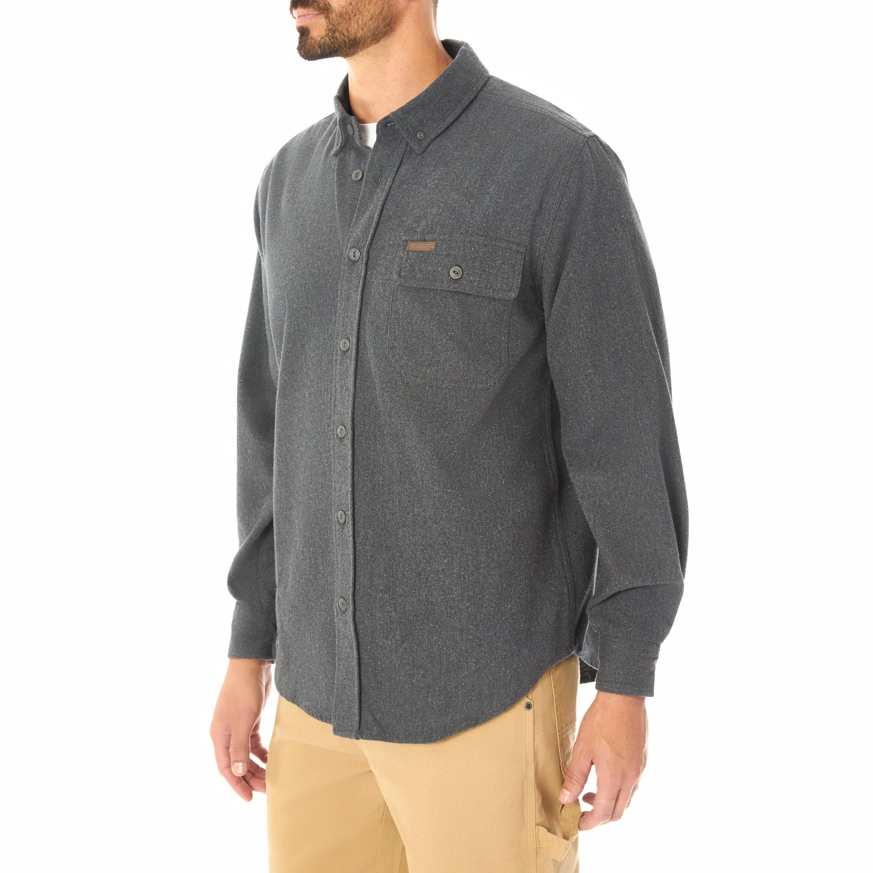 LONG SLEEVE EXTRA HEAVYWEIGHT CHAMOIS FLANNEL SHIRT