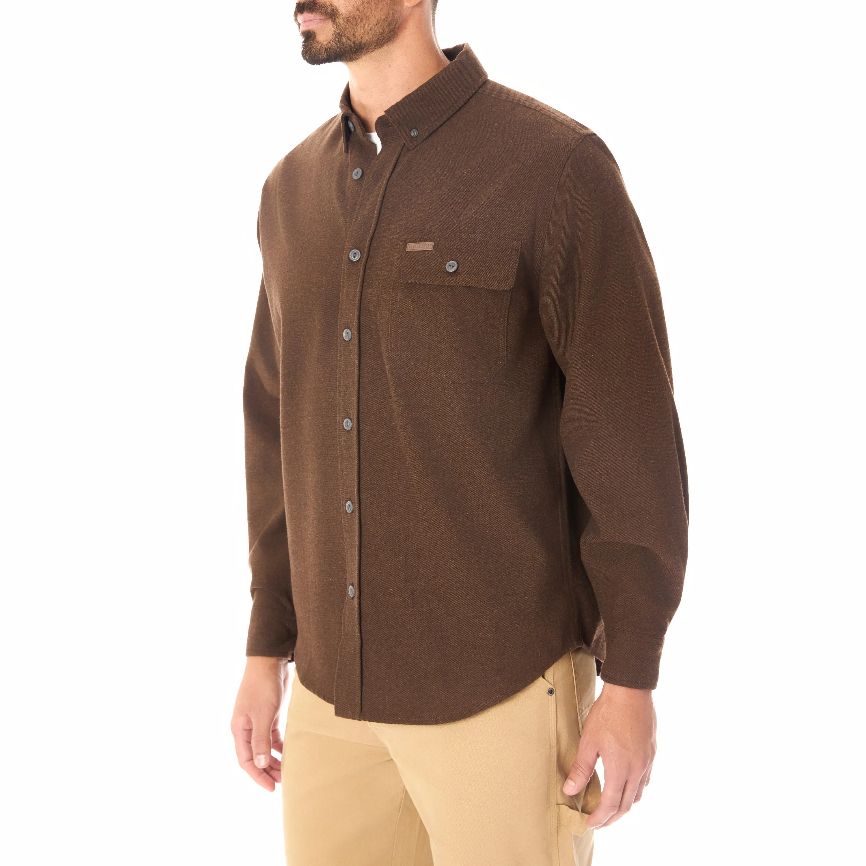 LONG SLEEVE EXTRA HEAVYWEIGHT CHAMOIS FLANNEL SHIRT