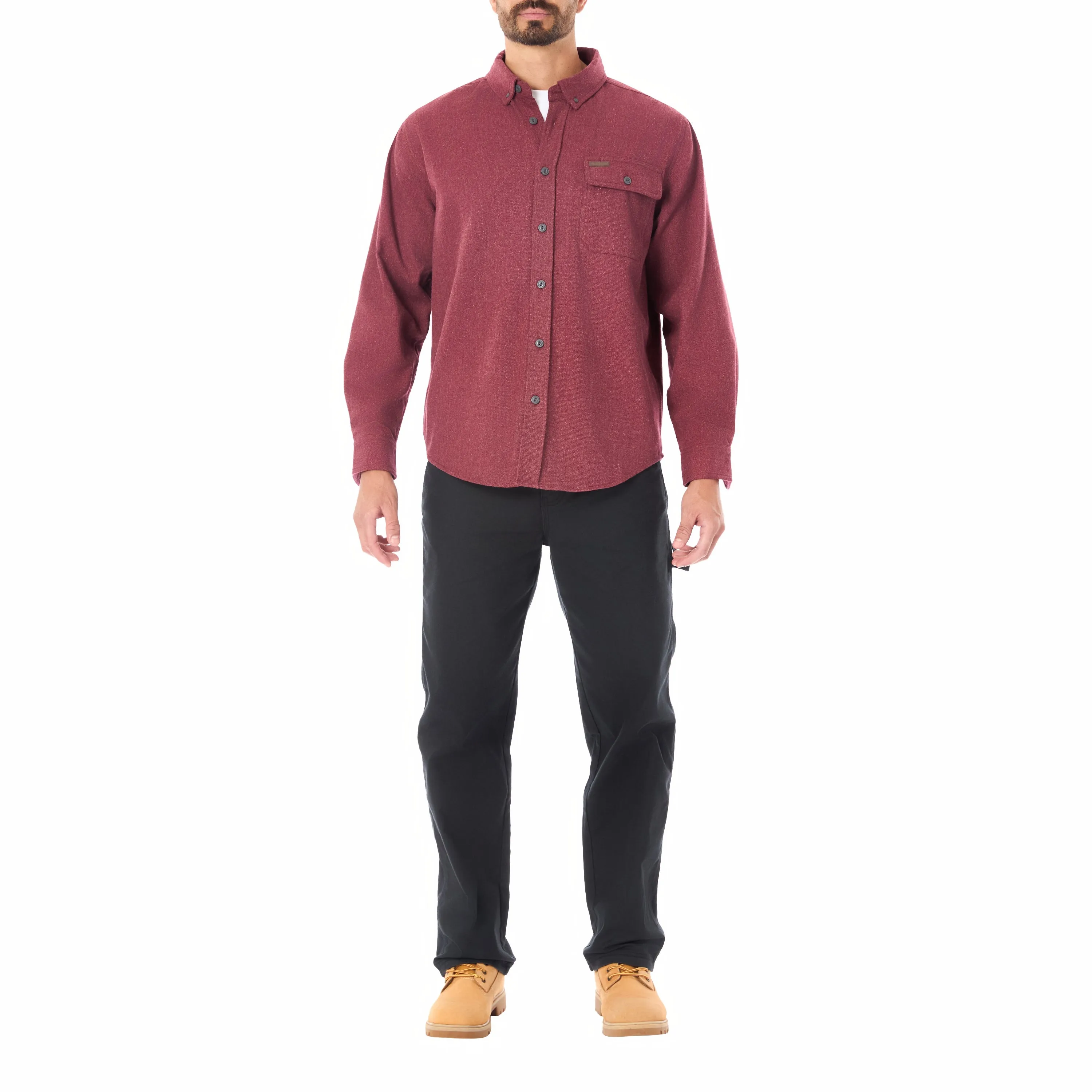 LONG SLEEVE EXTRA HEAVYWEIGHT CHAMOIS FLANNEL SHIRT