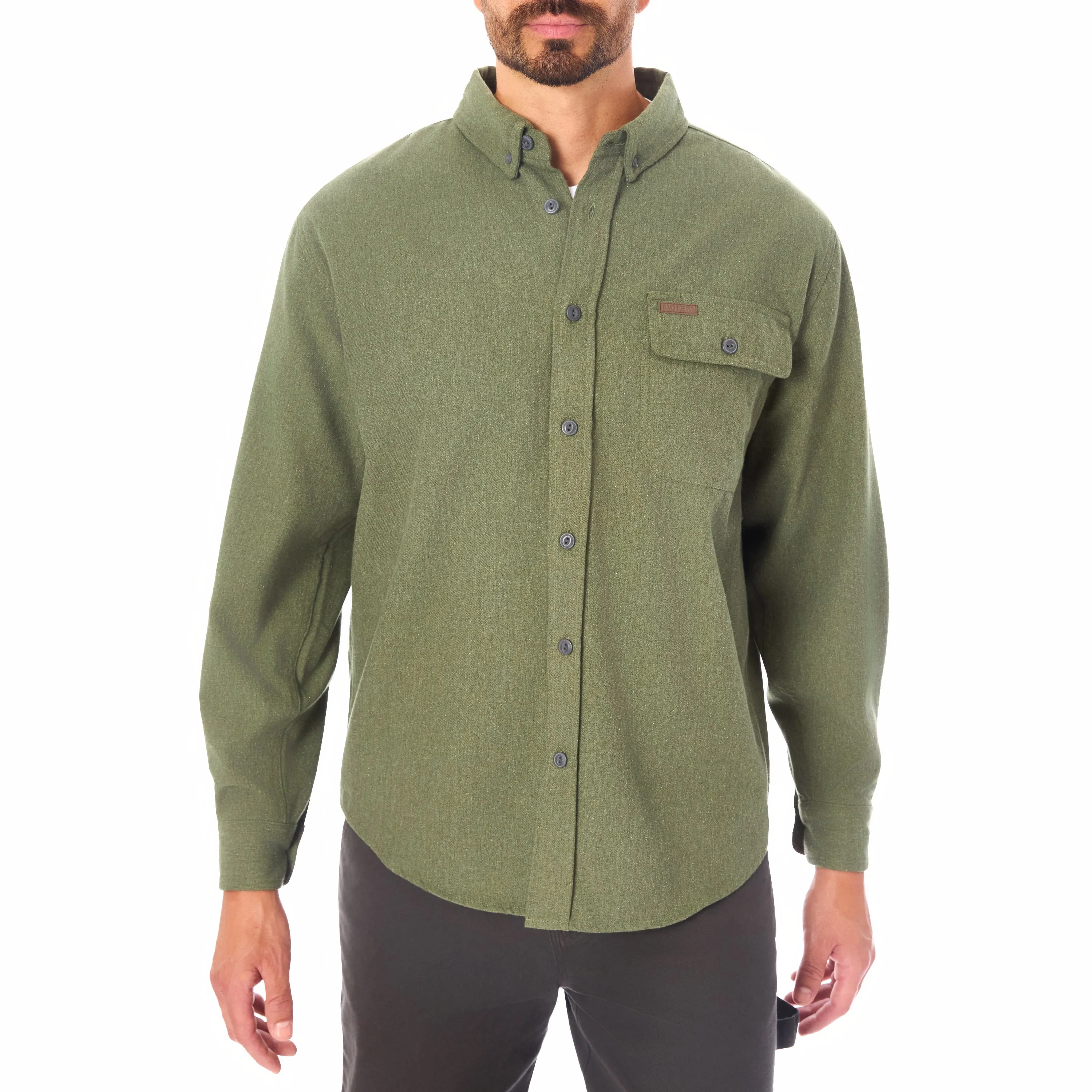 LONG SLEEVE EXTRA HEAVYWEIGHT CHAMOIS FLANNEL SHIRT