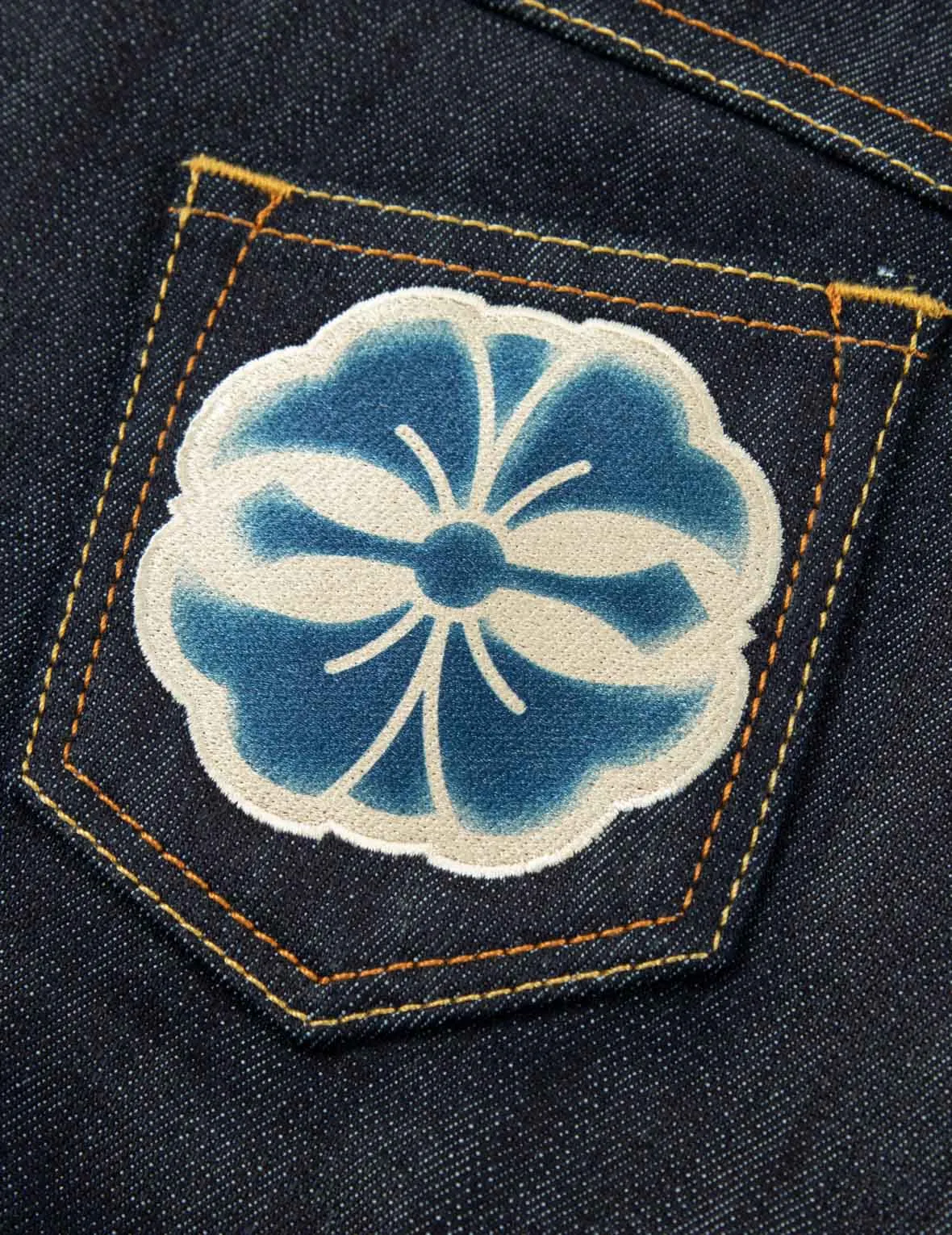 Multi-logo and Multi-pocket Relax Fit Denim Jacket