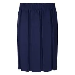 Navy All round pleated skirt