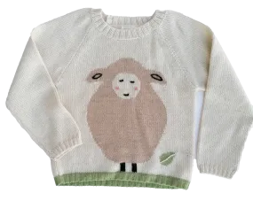 NW348 Little Sheep on the Grass Sweater