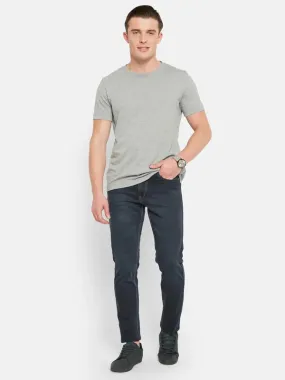 Octave Men Skinny Fit Clean Look Whiskers Cotton Jeans