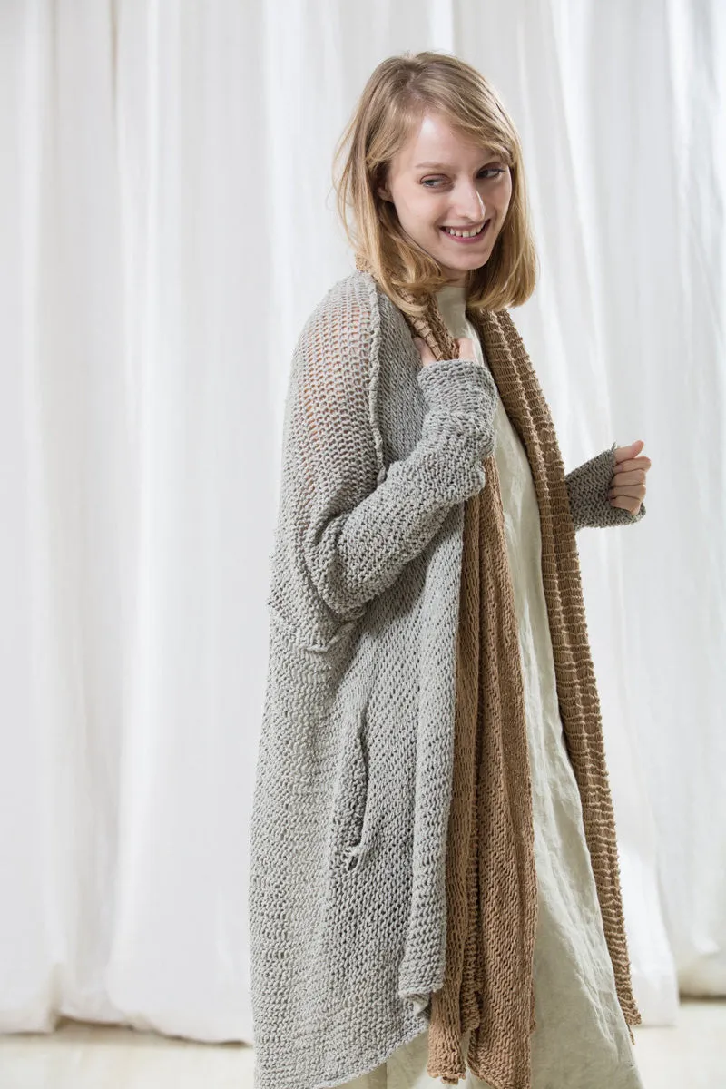 Oversized Gray Cardigan