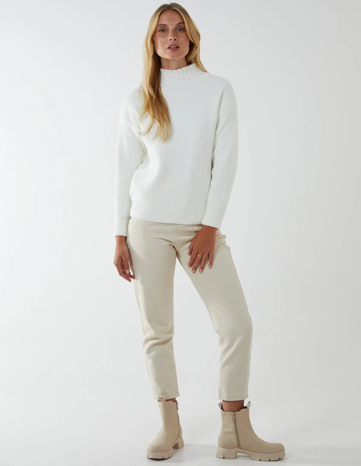 Oversized Roll Neck Jumper