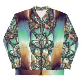 "Melted Hues Blossom" Collection - Unisex Designer Bomber Jacket