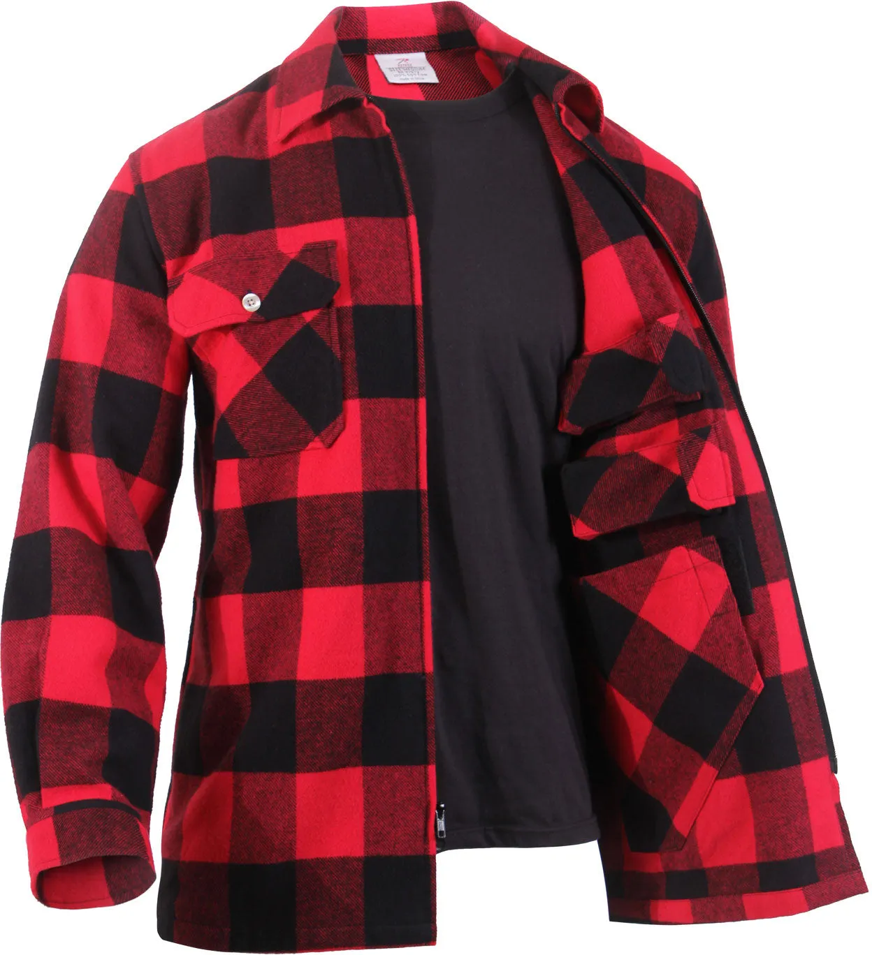 Red Concealed Carry Flannel Shirt