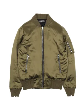 Silk Bomber Jacket