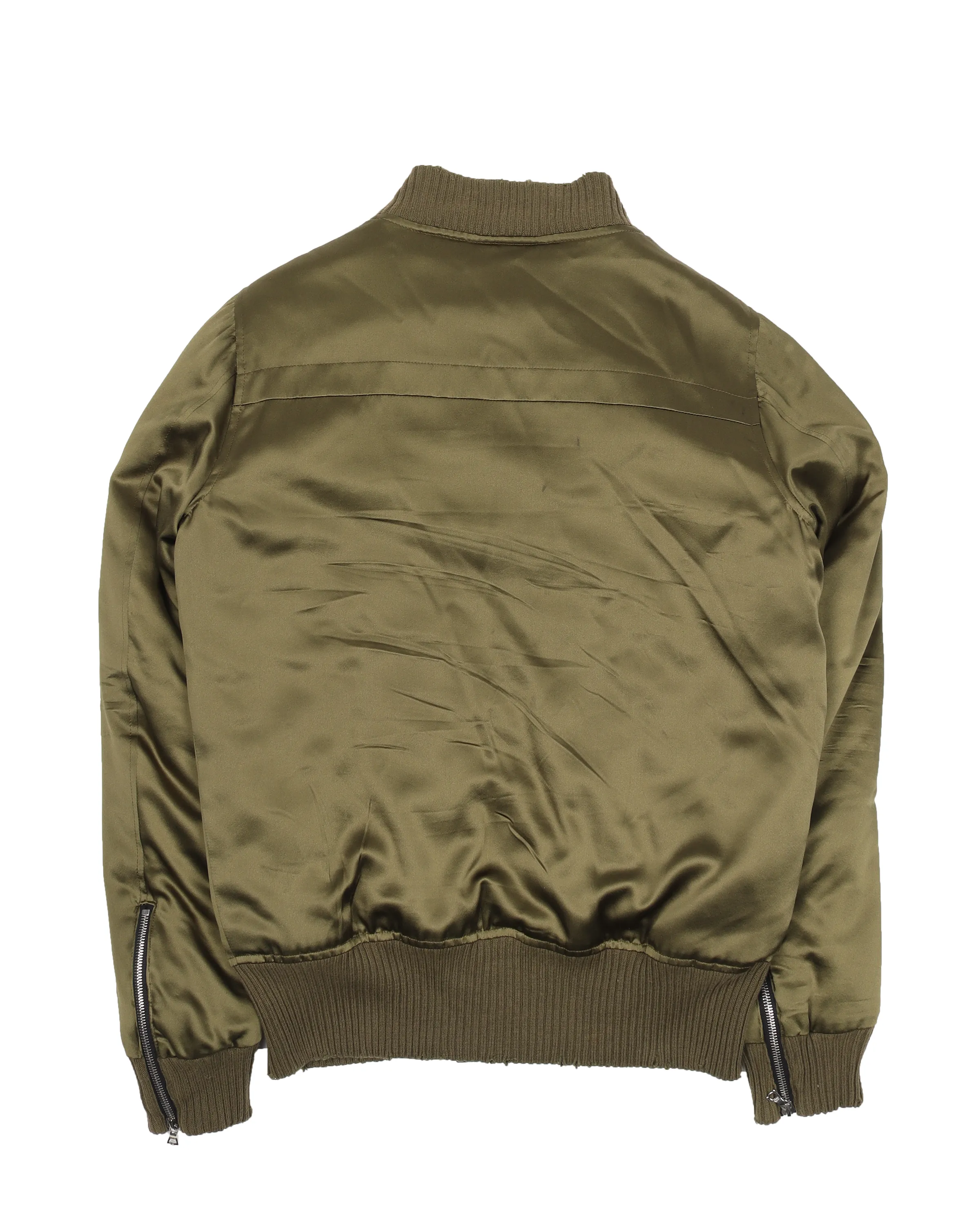 Silk Bomber Jacket