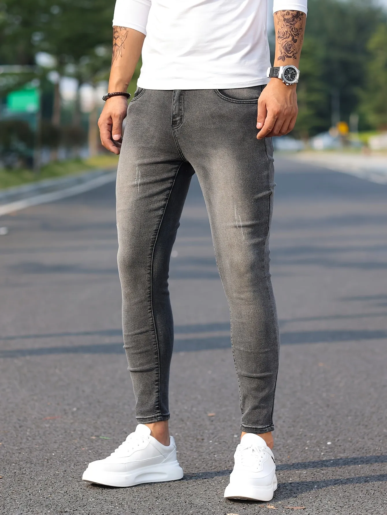 Skinny, Slim- Fit Jean For men's at Al Hudaibiya