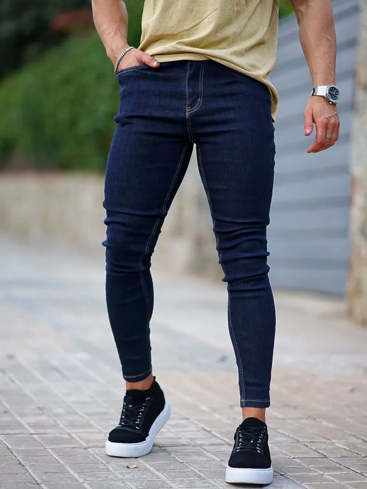 Skinny, Slim- Fit Jean For men's at Al Hudaibiya