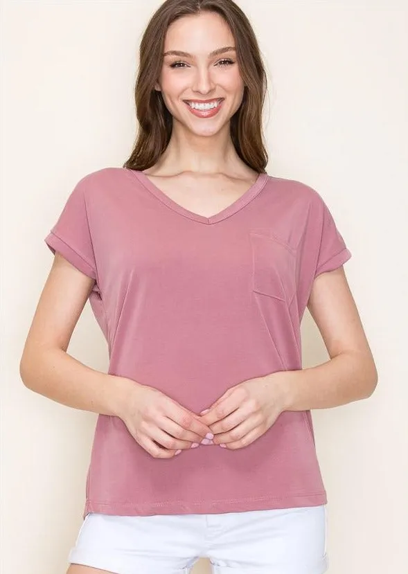 Soft Modal Pocket Tees - 4 colors!