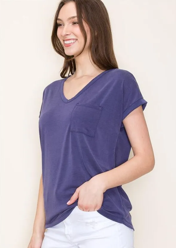 Soft Modal Pocket Tees - 4 colors!