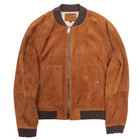 Suede Bomber Jacket