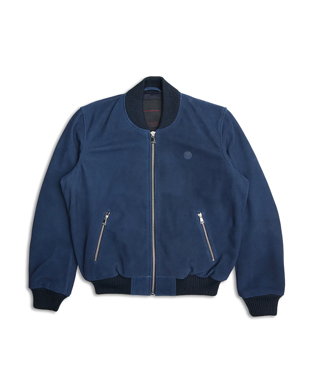 Thunder Suede Bomber - Navy